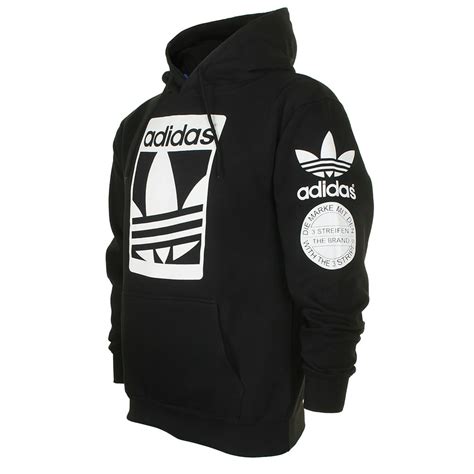 adidas men's original trefoil street graphic front pocket pullover hoodie|adidas Originals Men's Trefoil Hoodie .